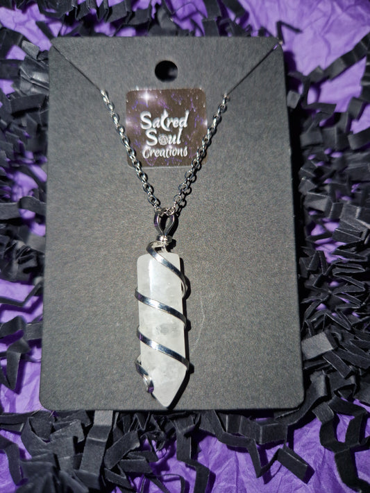 Clear Quartz Point Pendant
