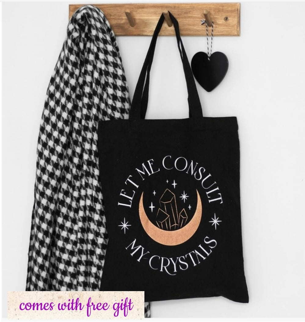 Let Me Consult My Crystals Tote Bag