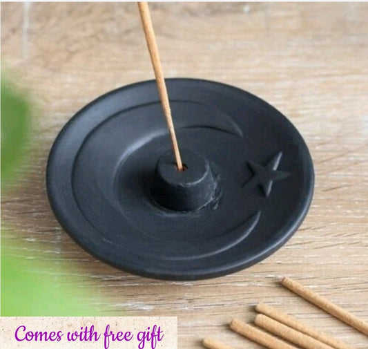 Cresent Moon Incense Holder